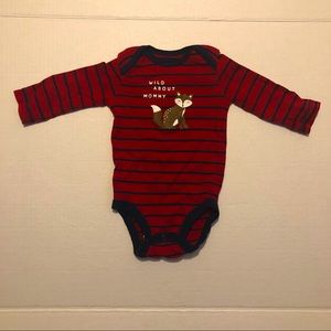 Carter’s boy 3m  blue and red  Onesie